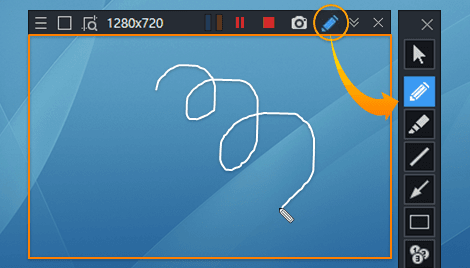 Bandicamのリアルタイム描画とマウスエフェクト